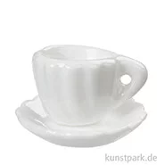 Artikelbild des Artikels “Miniatur Tasse, Weiß, Keramik, ca. 1,8 cm “