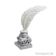 Artikelbild des Artikels “Miniatur Tintenfass mit Feder, 0,7 x 0,7 x 2 cm “