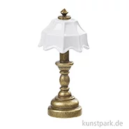 Artikelbild des Artikels “Miniatur Tischlampe, Messing Weiß, 2 x 4,3 cm “