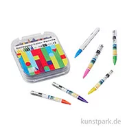 Artikelbild des Artikels “Miniatur Wachsmalkreiden, 4,8 x 3,9 x 0,9 cm, 12 Stück “