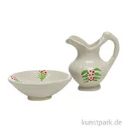 Artikelbild des Artikels “Miniatur Waschschüssel und -krug, 3 cm “