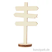 Artikelbild des Artikels “Miniatur Wegweiser Schild, Holz, Natur, 8 x 4,5 cm “