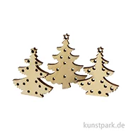 Artikelbild des Artikels “Miniatur Weihnachtsbäume, Holz, 3,5 cm, 3 Stück “