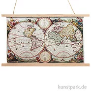 Artikelbild des Artikels “Miniatur Weltkarte Antik, 7,5 x 5 cm “