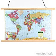 Artikelbild des Artikels “Miniatur Weltkarte Geographisch, 7,5 x 5 cm “