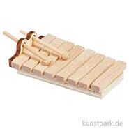 Artikelbild des Artikels “Miniatur Xylophon, Holz, Natur, 3,5 x 1,7 x 5,5 cm “