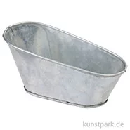 Artikelbild des Artikels “Miniatur Zinkwanne, Silber, 13 x 6 x 6 cm “