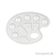 Artikelbild des Artikels “Mischpalette aus Kunststoff, Oval mit Griffloch, 10 Mischmulden “