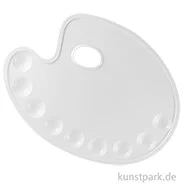 Artikelbild des Artikels “Mischpalette mit 9 Vertiefungen, Kunststoff, Oval “