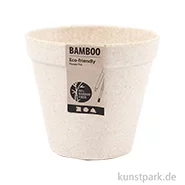 Artikelbild des Artikels “Mittelgroßer Blumentopf aus Bambus, Höhe 10 cm “