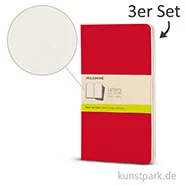 Artikelbild des Artikels “MOLESKINE Cahier Journal 3er-Set - Preisselbeerrot - Blanko “