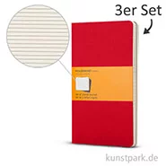 Artikelbild des Artikels “MOLESKINE Cahier Journal 3er-Set - Preisselbeerrot - Liniert “