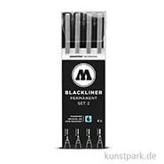 Artikelbild des Artikels “Molotow BLACKLINER Set 2 mit 4 Finelinern “