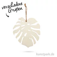 Artikelbild des Artikels “Monstera Blatt aus Holz mit Aufhänger “