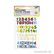 Artikelbild des Artikels “Moosgummi Glitter-Sticker Zahlen, 100 Stück sortiert “