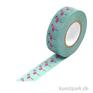 Artikelbild des Artikels “Motiv-Klebeband Washi Tape - Flamingos, 15 mm, Rolle 15m “