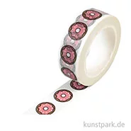 Artikelbild des Artikels “Motiv-Klebeband Washi-Tape - Rose Donuts, 15 mm, 10 m Rolle “