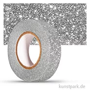 Artikelbild des Artikels “Motiv-Klebeband Washitape - Glitter - 15 mm - 5 m Rolle Einzelfarbe | Silber“