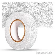 Artikelbild des Artikels “Motiv-Klebeband Washitape - Glitter - 15 mm - 5 m Rolle Einzelfarbe | Weiß“