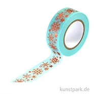 Artikelbild des Artikels “Motiv-Klebeband Washitape - Schneeflocken, 15 mm, 10 m Rolle “