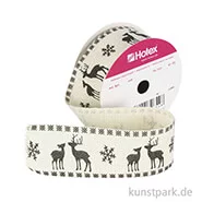 Artikelbild des Artikels “Motivband Hirsche - 40 mm x 2 m Schwarz“