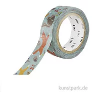 Artikelbild des Artikels “MT Masking Tape, Embroidery Fox and Squirrel, 15 mm, 7 m Rolle “