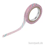 Artikelbild des Artikels “MT Masking Tape Pink Flower Stripe, 7 mm, 7 m Rolle “