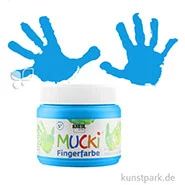 Artikelbild des Artikels “MUCKI Fingerfarbe - cremig & pastos 150 ml | Blau“