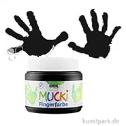 Artikelbild des Artikels “MUCKI Fingerfarbe - cremig & pastos 150 ml | Schwarz“