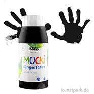 Artikelbild des Artikels “MUCKI Fingerfarbe - cremig & pastos 750 ml | Schwarz“