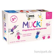 Artikelbild des Artikels “MUCKI Fingerfarben Set für Königskinder, 6 x 50 ml “