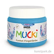 Artikelbild des Artikels “MUCKI Funkel-Fingerfarbe 150 ml Einzelfarbe | Diamanten-Blau“