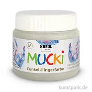Artikelbild des Artikels “MUCKI Funkel-Fingerfarbe 150 ml Einzelfarbe | Drachen-Silber“