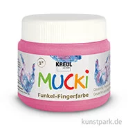 Artikelbild des Artikels “MUCKI Funkel-Fingerfarbe 150 ml Einzelfarbe | Feenstaub-Rosa“