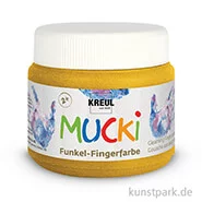 Artikelbild des Artikels “MUCKI Funkel-Fingerfarbe 150 ml Einzelfarbe | Goldschatz“