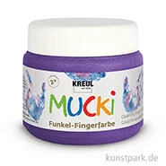Artikelbild des Artikels “MUCKI Funkel-Fingerfarbe 150 ml Einzelfarbe | Zauber-Lila“