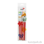 Artikelbild des Artikels “MUCKI Kreativpinsel für Schule + Hobby, 5er Set “