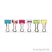 Artikelbild des Artikels “My Planner - Binder Clips - Happy, 2 cm, 6 Stück sortiert “
