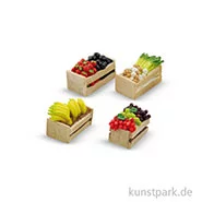 Artikelbild des Artikels “Miniatur Obststeige 2 cm, 4 stück sortiert “