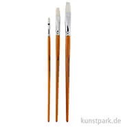 Artikelbild des Artikels “Öl- und Acrylmalpinselset A105, 3 Flachpinsel “