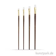 Artikelbild des Artikels “Öl- und Acrylmalpinselset A115, 4 Flachpinsel “