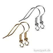 Artikelbild des Artikels “Ohrhaken mit Kugel, 18 mm, 10 Stück “