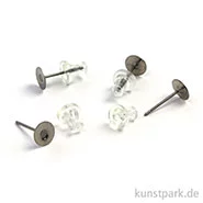 Artikelbild des Artikels “Ohrstecker mit Platte und Clutch, 6mm, 4 Stück “