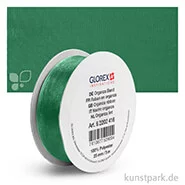 Artikelbild des Artikels “Organza-Band - 25 mm Breite - 5 m Länge Einzelfarbe | Dunkelgrün“
