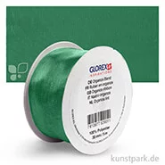 Artikelbild des Artikels “Organza-Band - 38 mm Breite - 5 m Länge Einzelfarbe | Dunkelgrün“