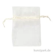 Artikelbild des Artikels “Organza-Beutel, 7x10 cm, 10 Stück - creme “