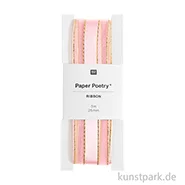 Artikelbild des Artikels “Organzaband - Rosa Gold, 25 mm x 3 Meter “