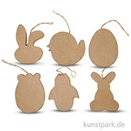Artikelbild des Artikels “Osteraufhänger aus Pappmaché, 10 cm, 114 Stück sortiert “