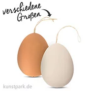 Artikelbild des Artikels “Osterei aus Kunststoff, flach unbemalt, 1 Stück “