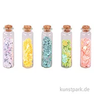 Artikelbild des Artikels “Pailletten - Schmetterlinge und Blumen in Fläschchen, 5 Stück “